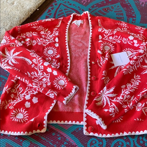 Beautiful red cardigan never worn - Picture 1 of 2